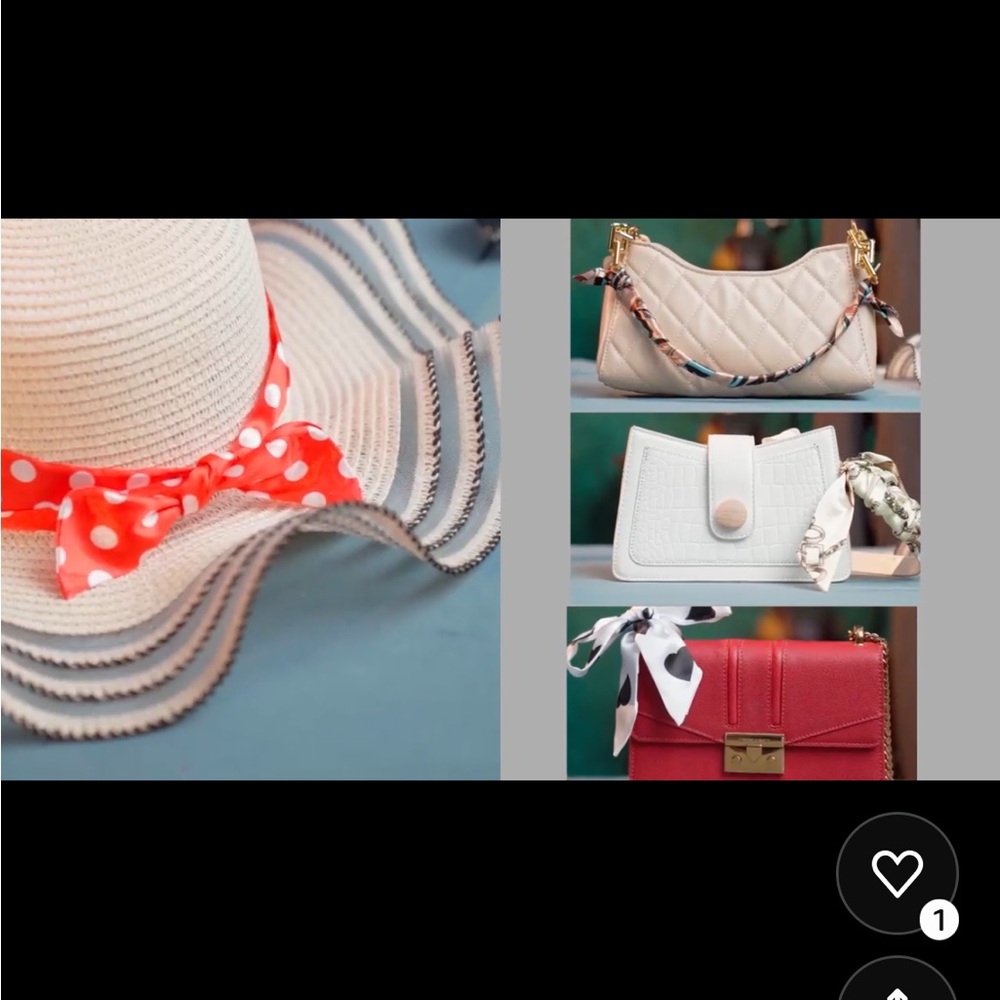 3 Random Handbag Scarves New in Plastic - Picture 4 of 6
